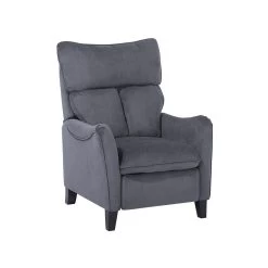 Beliani TV-fauteuil ROYSTON - Grijs Polyester