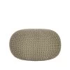 LABEL51 Poef Knitted - Olijfgroen - Katoen - L