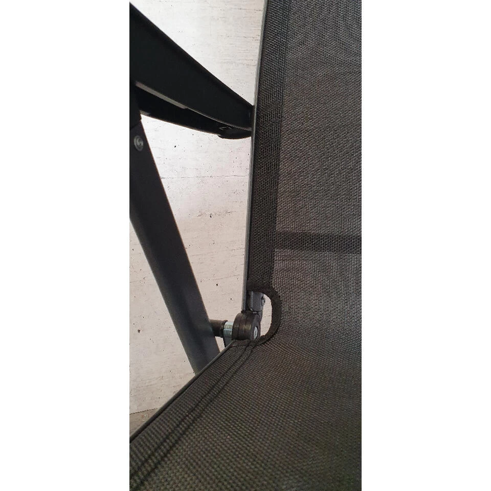 SenS-Line Sardinië Verstelbare Tuinstoel - Zwart - Afbeelding 4