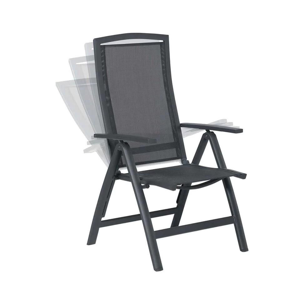 Garden Impressions Rosa Tuinstoel Verstelbaar - Antraciet