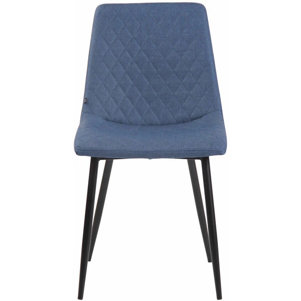 CLP Eetkamerstoel Telde Stof - Blauw - Afbeelding 2