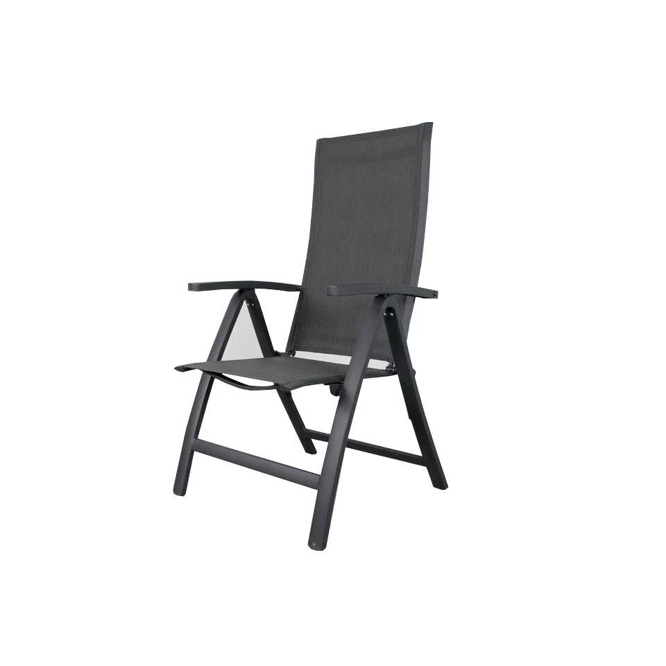 VDG Corsica Verstelbare Tuinstoel - Antraciet