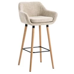 Ocazi Oslo Barkruk - Stof - Crème