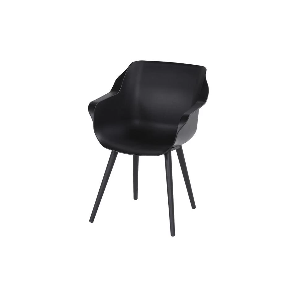 Hartman Sophie Studio Dining Armstoel - Carbon Black - Set Van 2 - Afbeelding 3