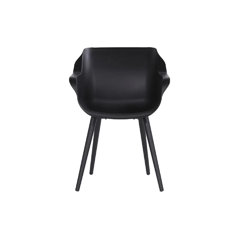 Hartman Sophie Studio Dining Armstoel - Carbon Black - Set Van 2 - Afbeelding 4