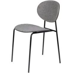 Puur Drammen Eetkamerstoel - Stof - Grijs