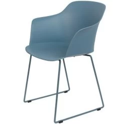 Puur Nivala Armstoel - Kunststof - Blauw