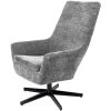 Puur Vogar Fauteuil Ribstof - Stof - Grijs