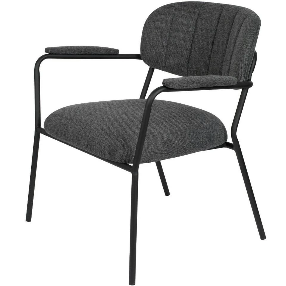 Puur Viken Fauteuil Met - Stof - Grijs - Afbeelding 2