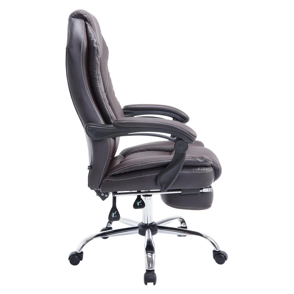 Clp Bureaustoel Castle Kunstleder Bruin - Afbeelding 3