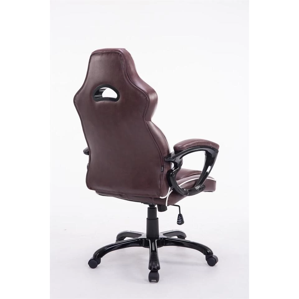 Clp Bureaustoel BIG XXX Kunstleder Bordeauxrood - Afbeelding 4