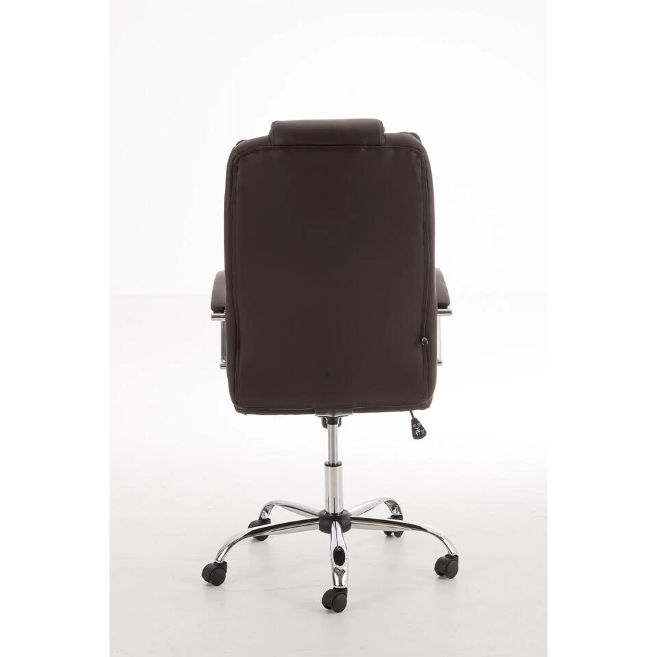 Clp Bureaustoel Xanthos Kunstleder Bruin - Afbeelding 3