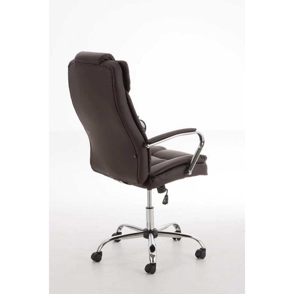 Clp Bureaustoel Xanthos Kunstleder Bruin - Afbeelding 4