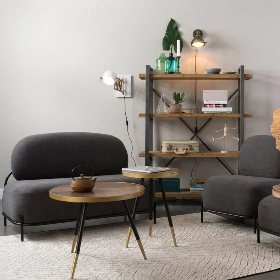 Rein Living Polly Bank - Grijs - Afbeelding 4