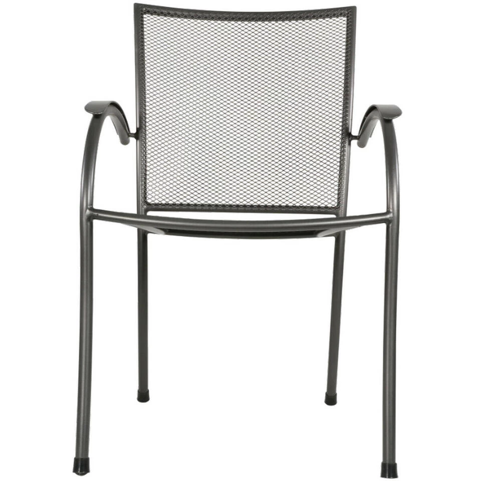 Tuinstoel Nordic - Metaal - Grijs - Afbeelding 3