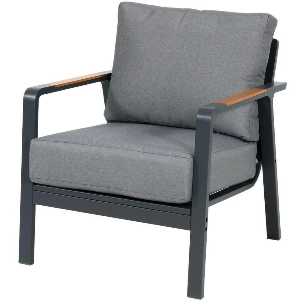 Loungestoel Mai Tai - Stof - Grijs