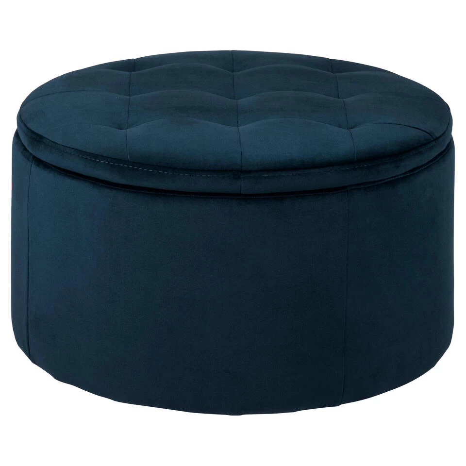 Sohome Poef Takeesha - Velvet - Blauw