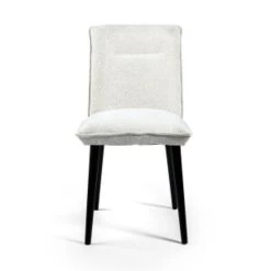 Hoyz Collection - Eetkamerstoel H920 Wit - 45x60x86 - Set Van 2