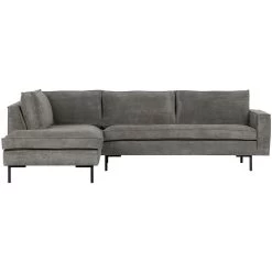 WOOOD Hoekbank Arwin Links - Olijfgroen