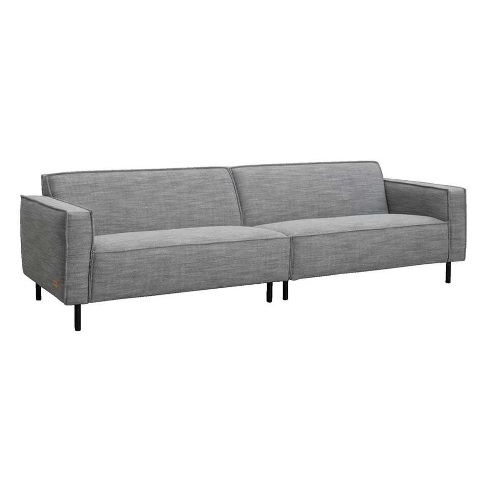 UMIX 5-zits Bank Madison Traagschuim Flusso - Lichtgrijs - Afbeelding 2