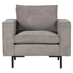 WOOOD Fauteuil Arwin - Vergrijsd Groen