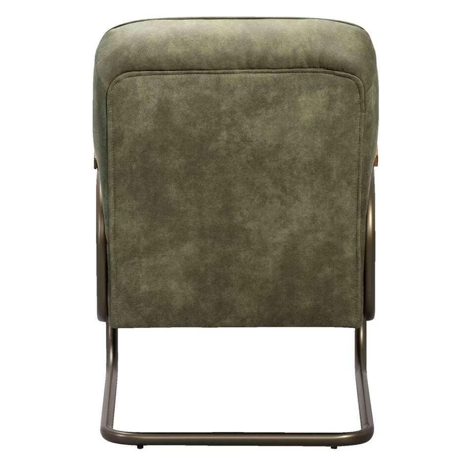 Fauteuil Ivar - Stof - Olijfgroen - Afbeelding 4