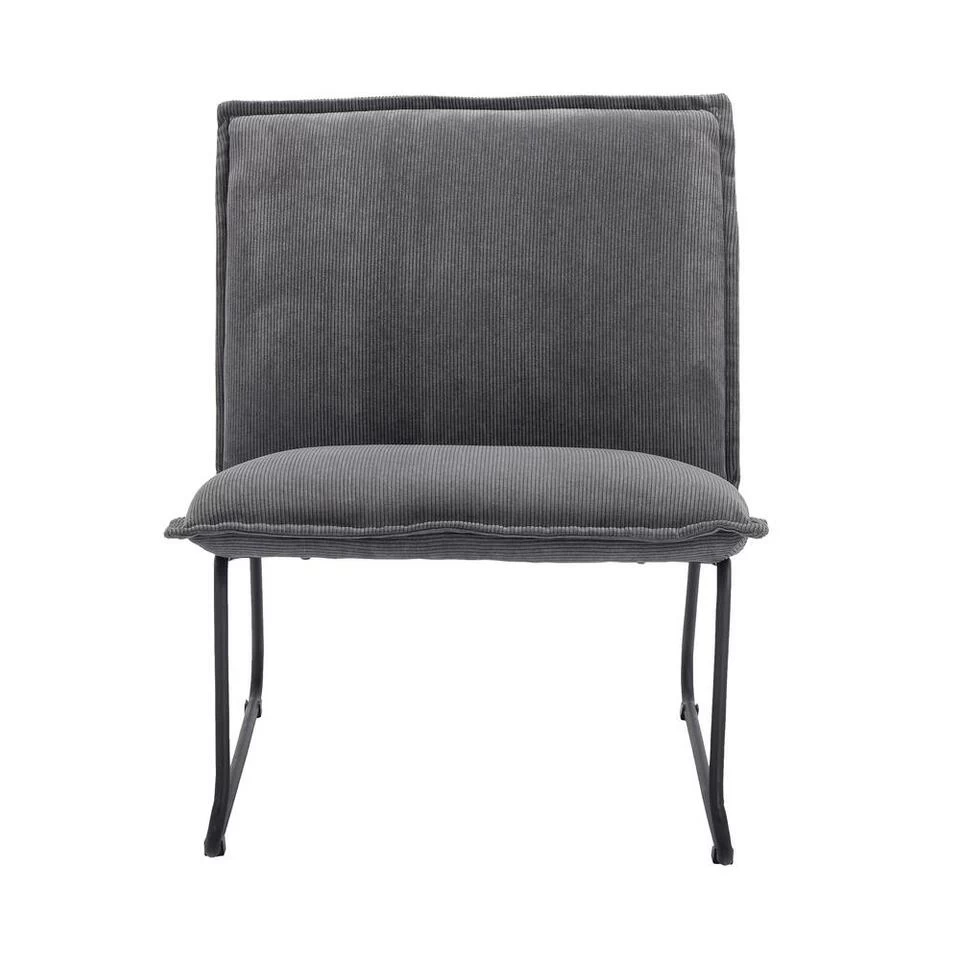 Fauteuil Cooper - Ribstof - Grijs - Afbeelding 2