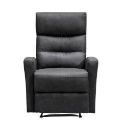 Relaxfauteuil Jackson - Stof - Zwart