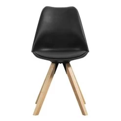 Eetkamerstoel Senja - Zwart - Hout