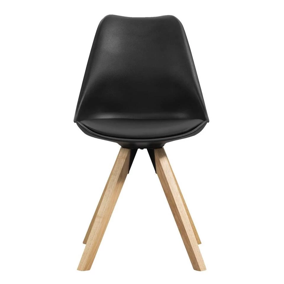 Eetkamerstoel Senja - Zwart - Hout