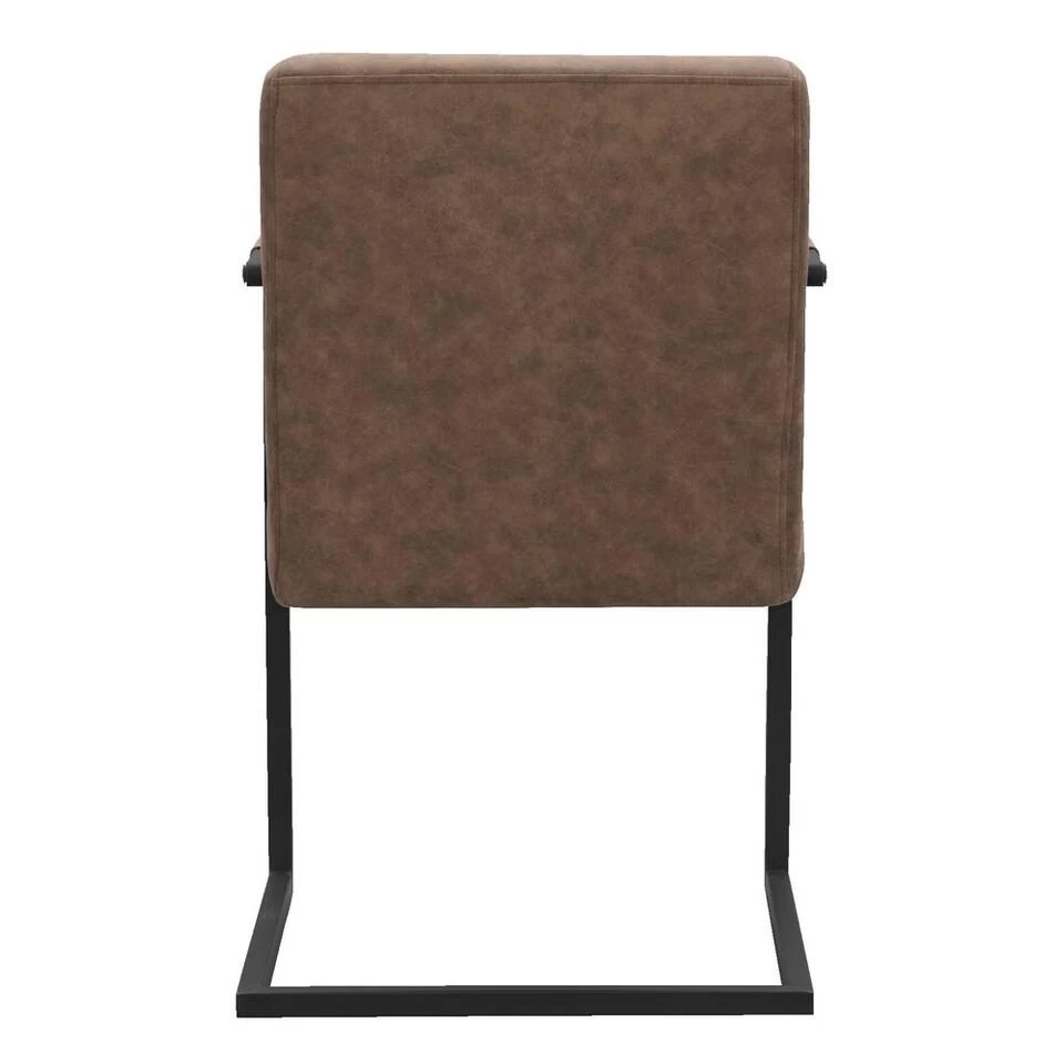 Eetkamerstoel Mats Met Armleuning - Cognac - Afbeelding 3