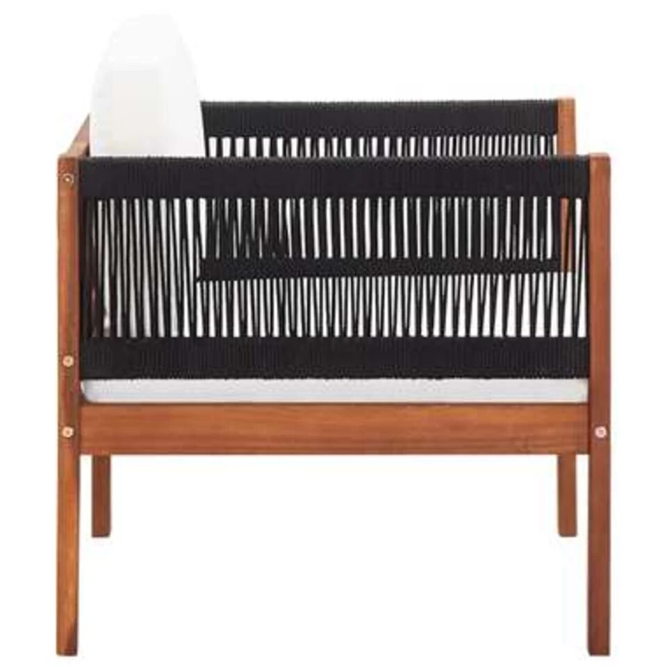 VidaXL Tuinstoelen 2 St Massief Acaciahout - Afbeelding 4