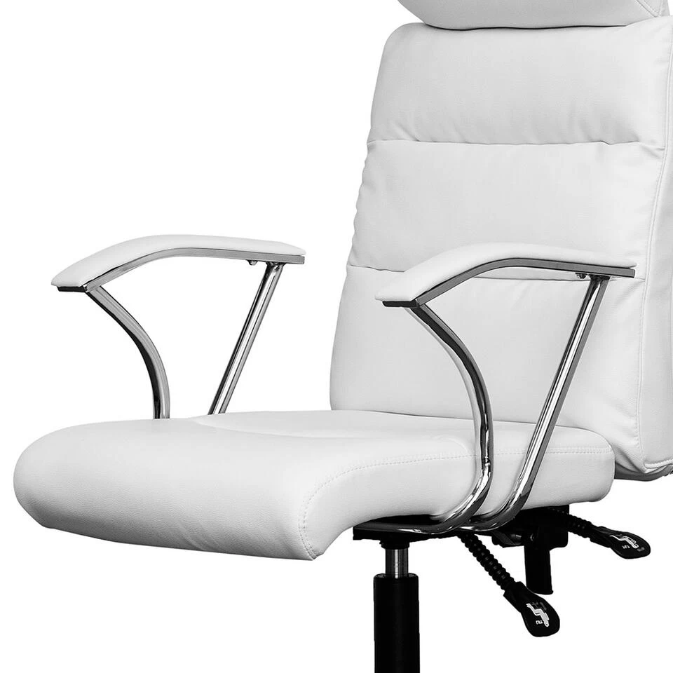 Bureaustoel Palermo Wit - Afbeelding 2