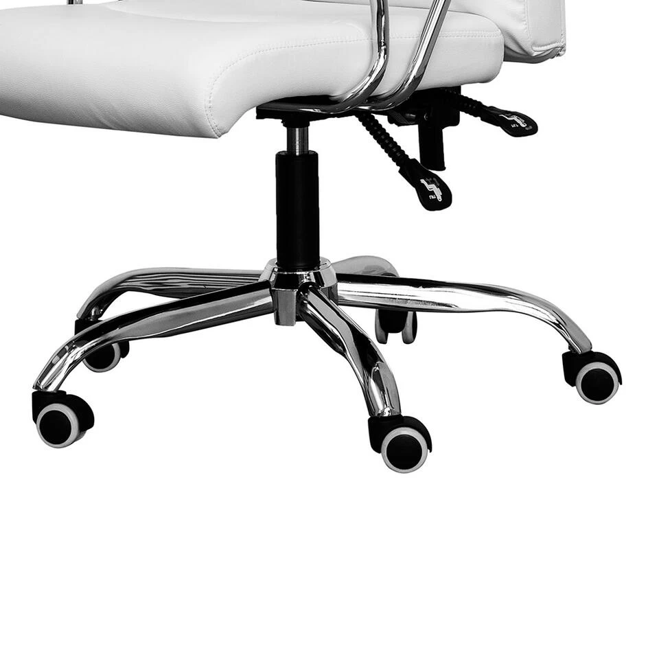 Bureaustoel Palermo Wit - Afbeelding 3
