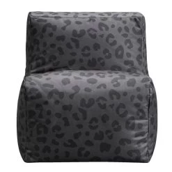 Loungestoel Leopard Lebel - Antraciet - 75x55x60 Cm