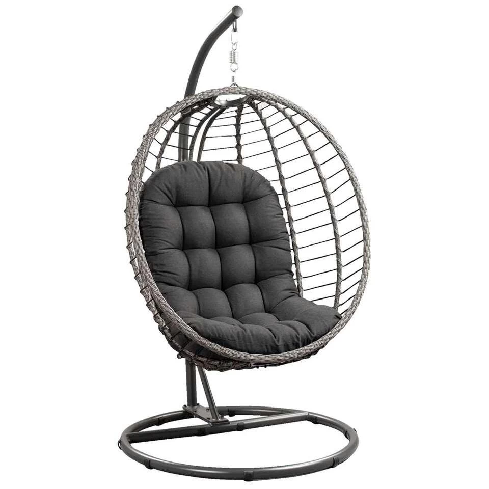 Hangstoel Lourdes - Antraciet - Ø105x190 Cm