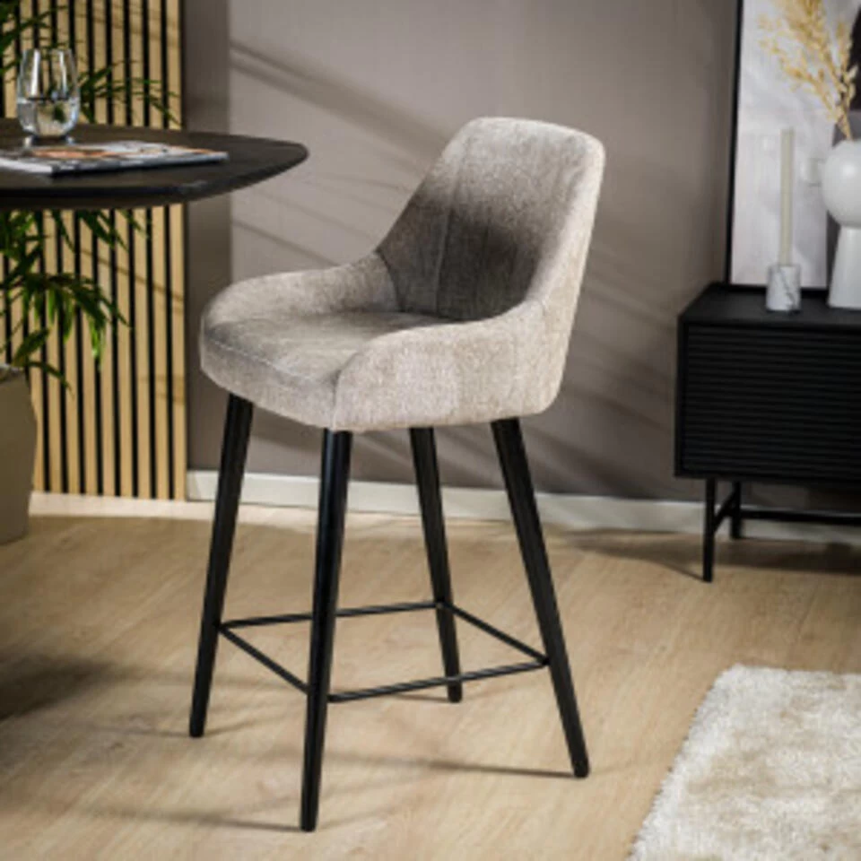 Hoyz Collection - Barkruk R720 Champagne - 52x50x93,5 - Afbeelding 2