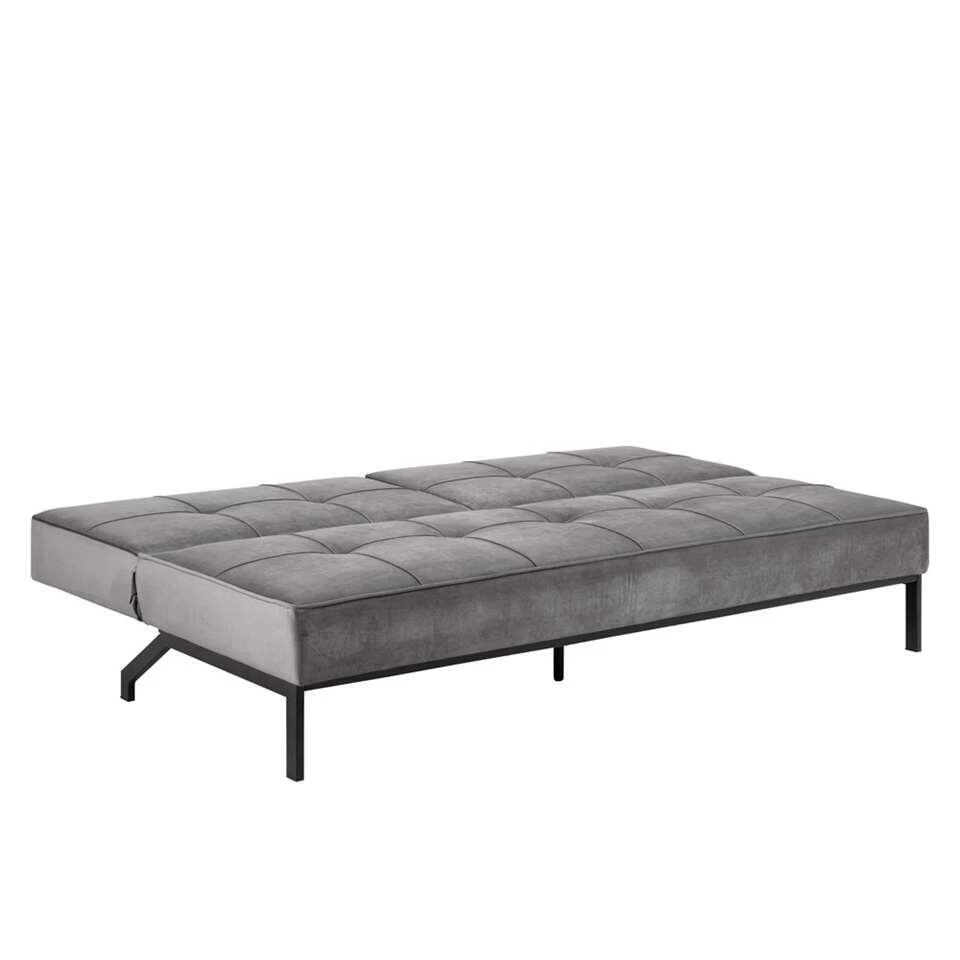 Slaapbank Linz - Velvet Donkergrijs - Afbeelding 3