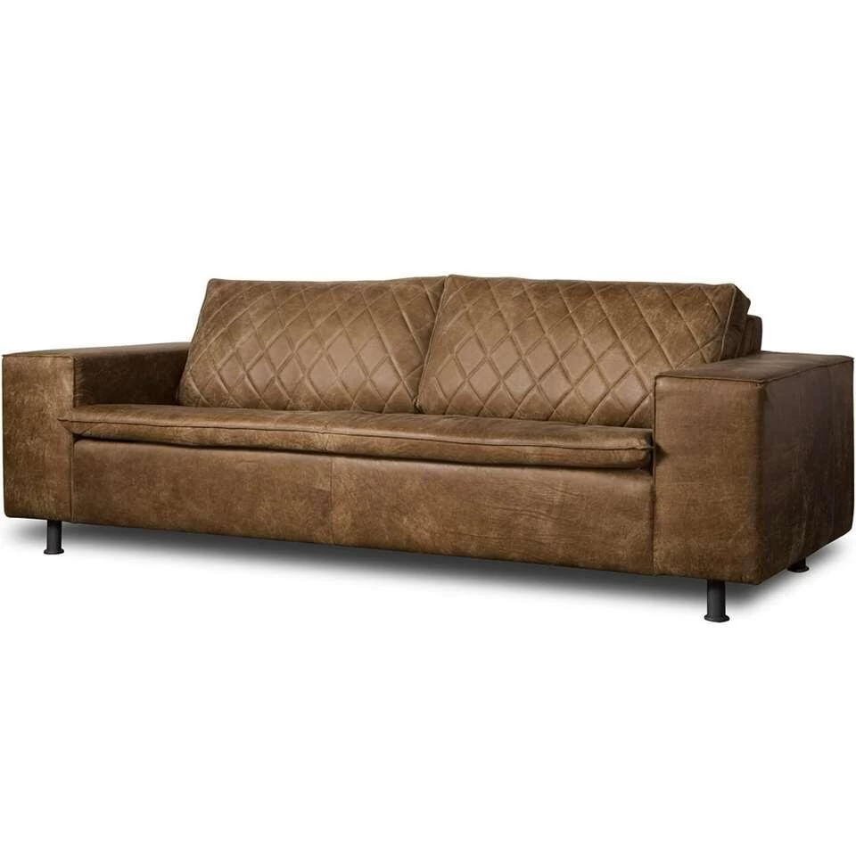 Bank Levin 3-zits - Leer - Bruin - Afbeelding 2