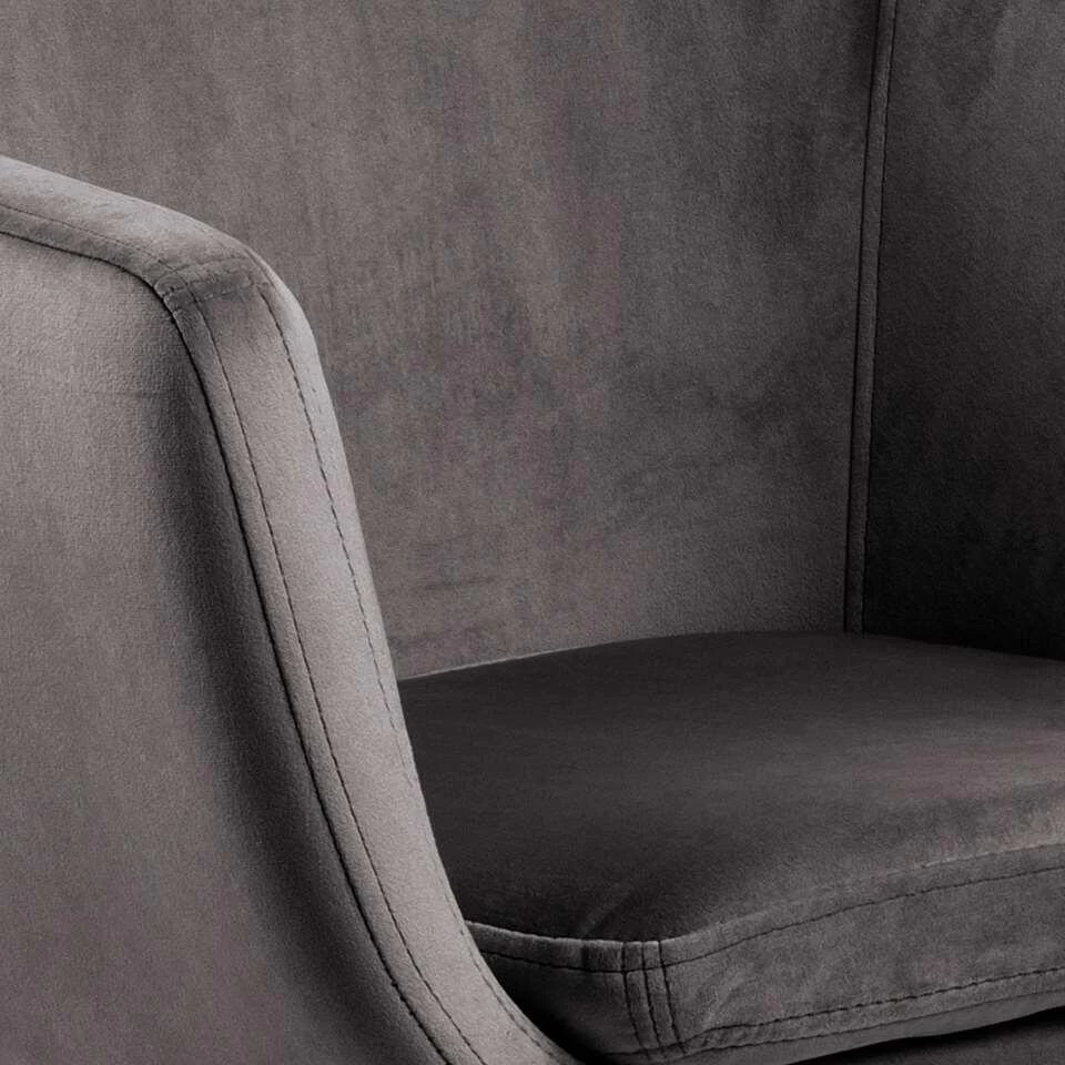 Bureaustoel Uppsala - Grijs (1 Stuk) - Afbeelding 4