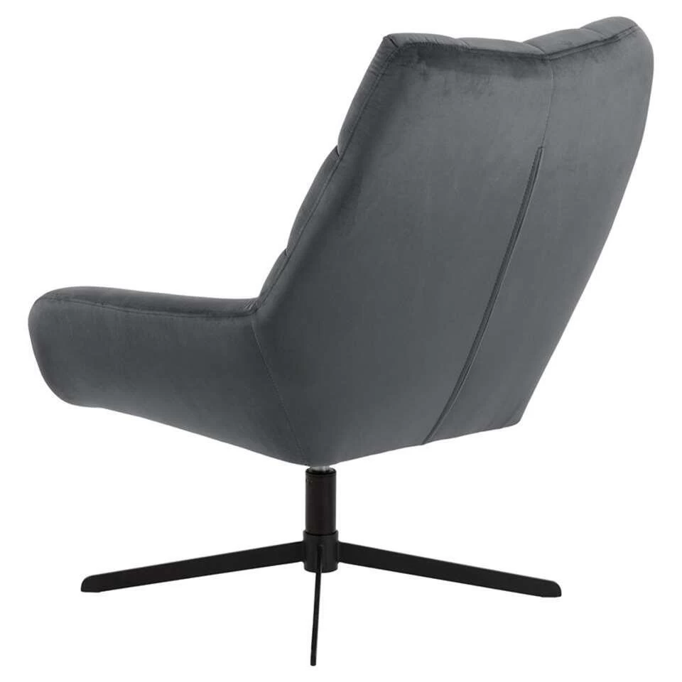 Fauteuil Devin - Stof - Donkergrijs - Afbeelding 3