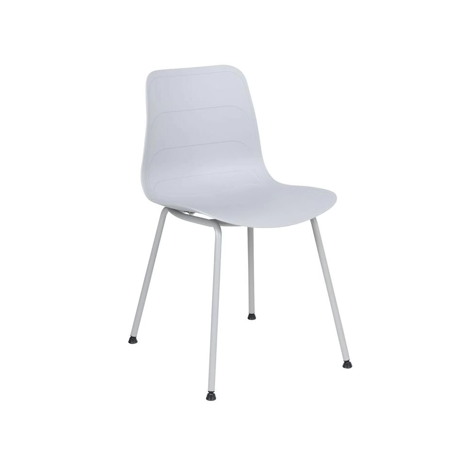 Beliani Eetkamerstoel LOOMIS - Grijs Polypropyleen - Afbeelding 4