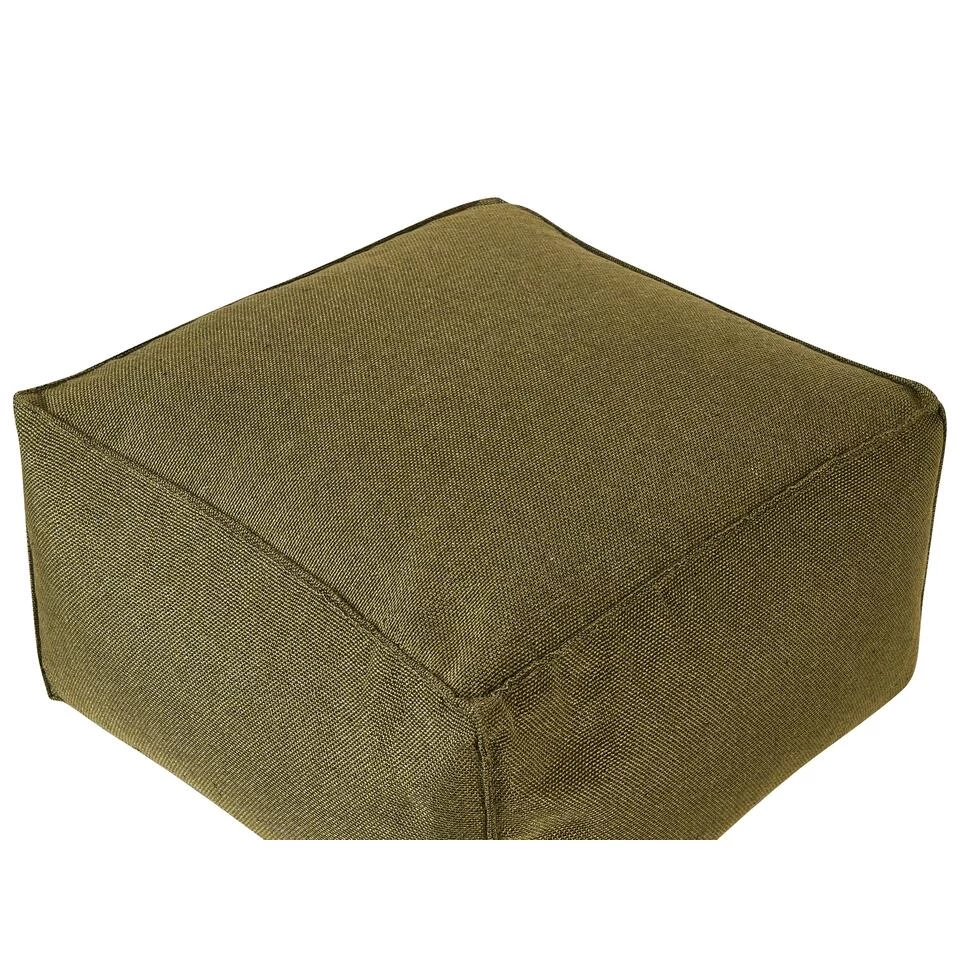 Beliani Poef MUKKI - Groen Polyester - Afbeelding 4