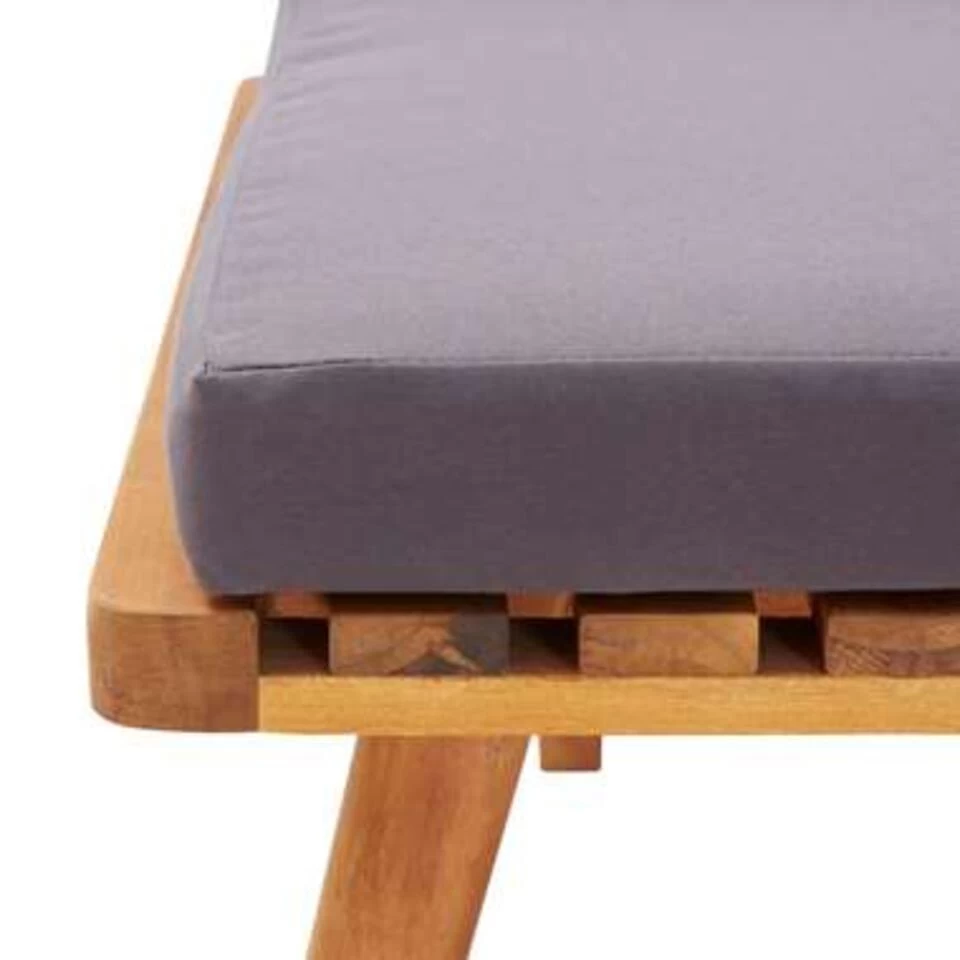 VidaXL Tuinstoel Met Kussens Massief Acaciahout - Afbeelding 4